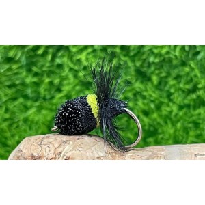 DEBARBED Carp Zig Bug - Black and Yellow
