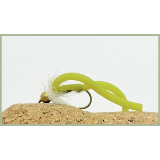 GH Squirmy Olive Worm White Collar