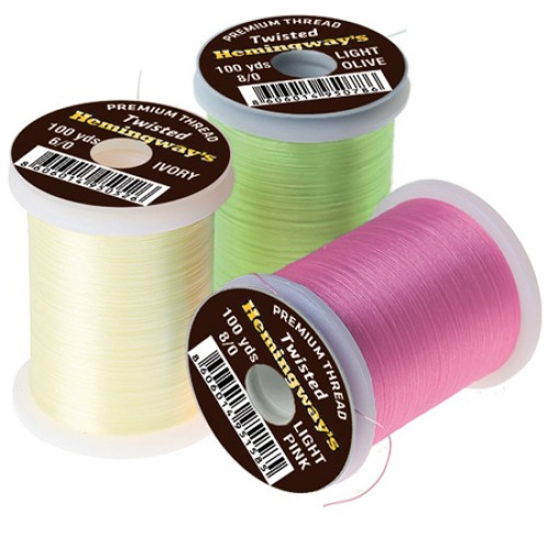 Hemingway's All Fluo Colours Fly Tying Premium Thread 170D  UK  FREE FAST POST