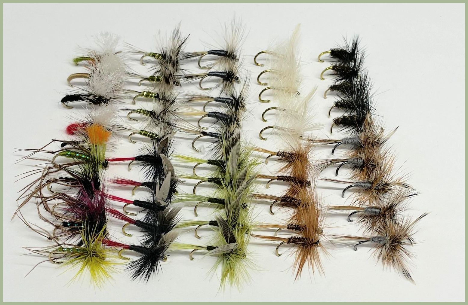 Dry trout flies warm weather fly fishing mixed pack - Troutflies UK
