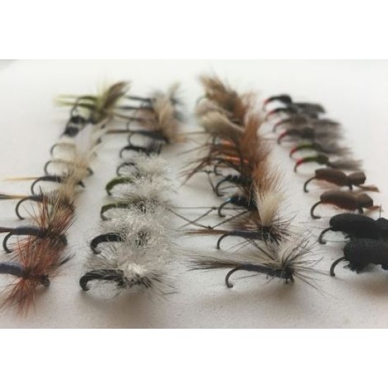 40 BARBLESS Dry Fly Pack - Specific Patterns