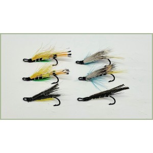 6 Salmon Doubles - Green Highlander, Blue Charm and Monkey 