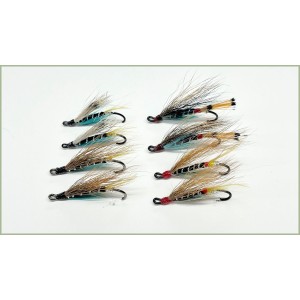 8 Salmon Singles - Blue Charm, Hairy Mary, Executioner, Black Doctor