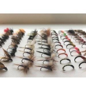 96 BARBLESS Fly Bumper Pack - Wets, Dries, Nymphs, Nymphs, Goldheads 