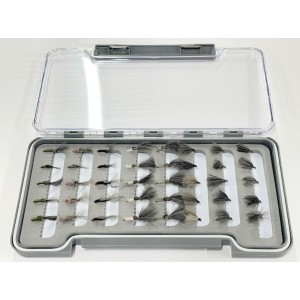 40 Barbless CDC Dry Fly Boxed Set