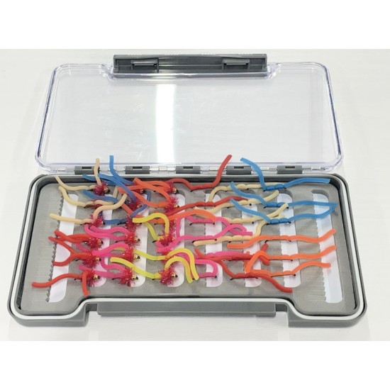 36 Barbless Squirmy Worm Boxed Set