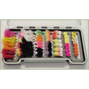 62 Barbless Blob and Egg Flies - Boxed Set