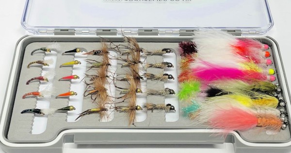 October Fly Fishing Box still water Troutflies UK