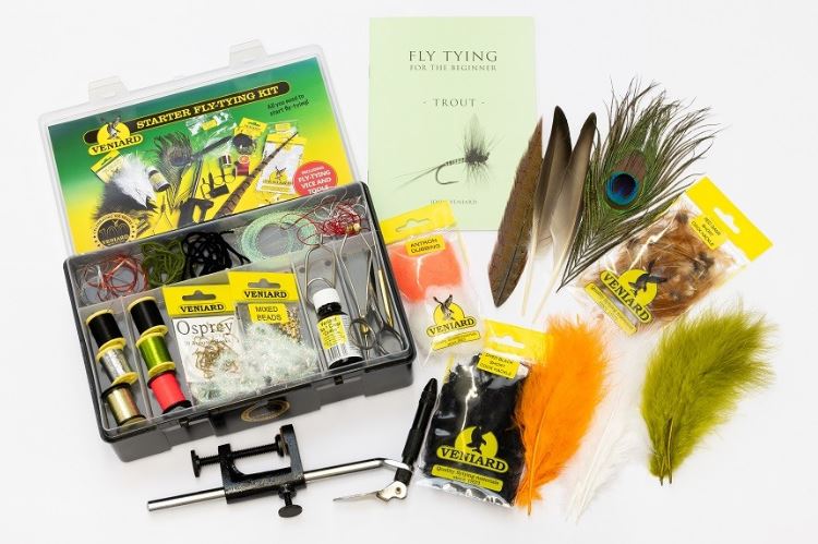 Fly Tying Materials Kit for making fishing flies - Troutflies UK