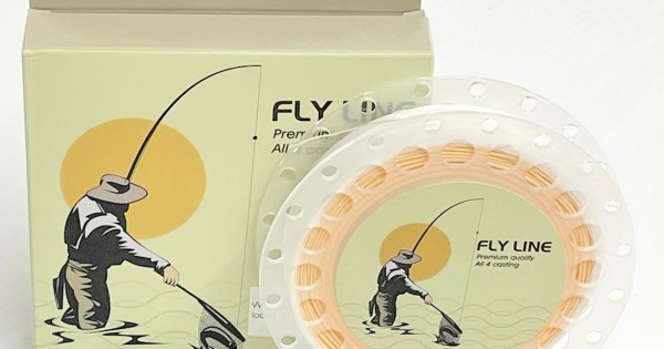 Floating Fly fishing line with backing attached - Troutflies UK