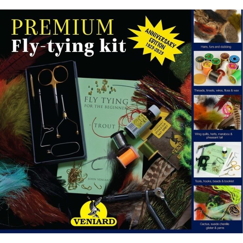 Fly Tying Materials Kit for making fishing flies - Troutflies UK