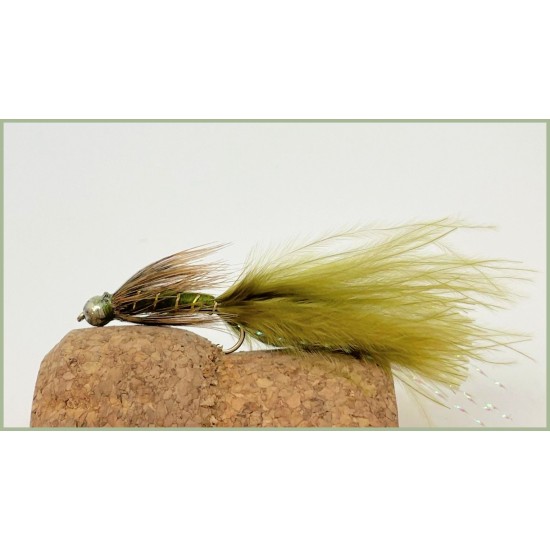 Barbless Silver Bead Damsel Fly