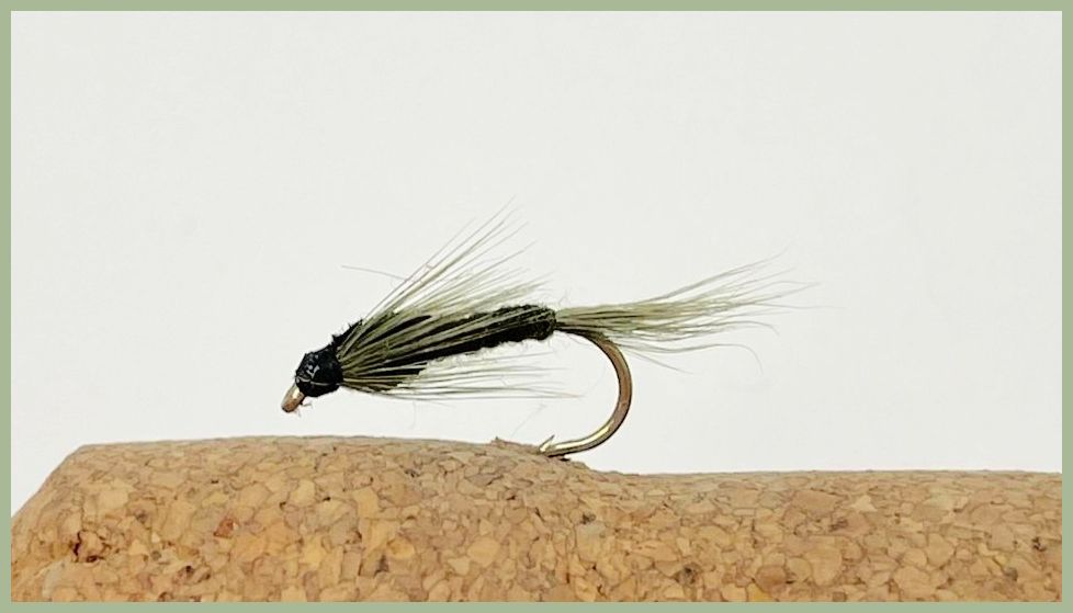 Damsel nymph fishing fly olive -Troutflies UK