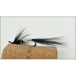8 Salmon Doubles - Black and Silver, Red Allys Shrimp, Yellow Allys Shrimp and Green Highlander