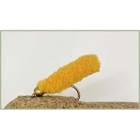 Barbless Mop Fly - Orange Goldhead 