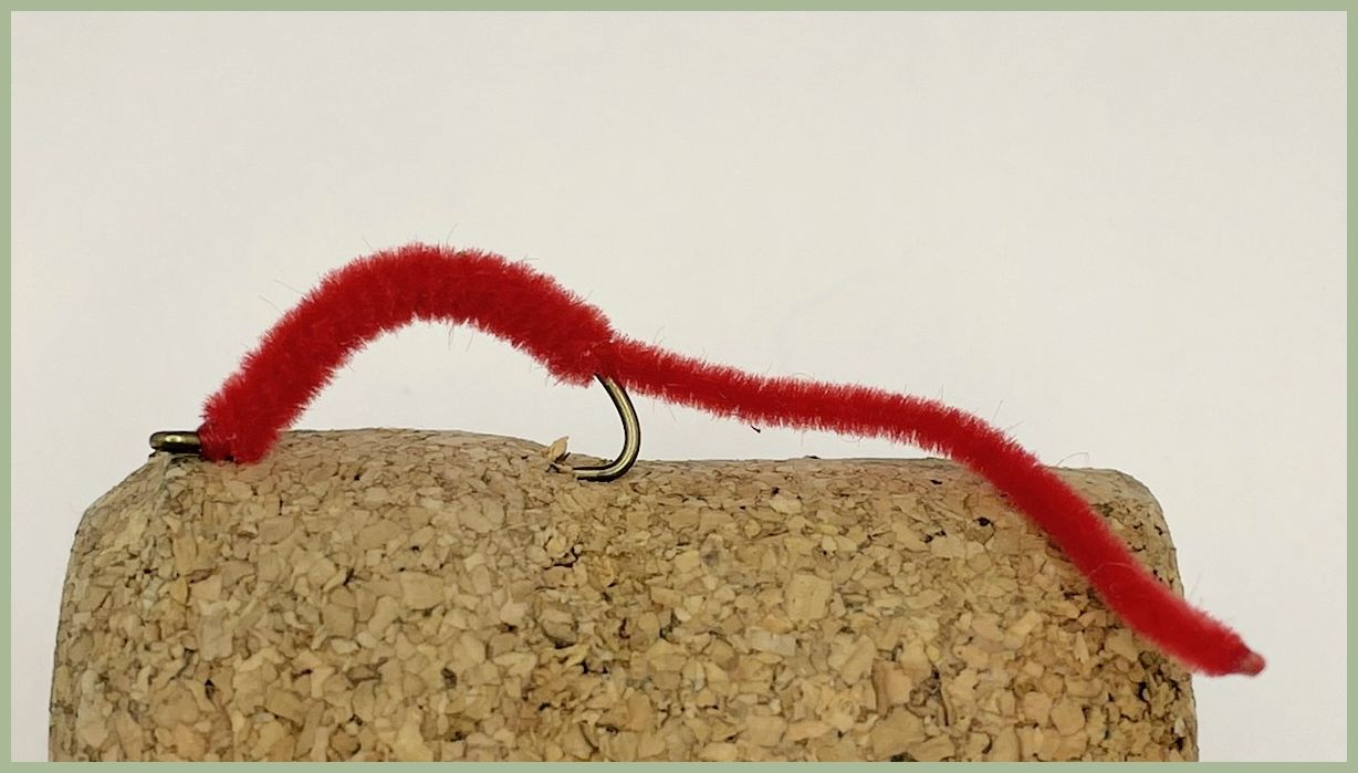 Red worm trout fly fishing flies Troutflies UK