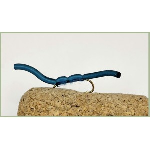 Barbless Blue Squirmy Worm 