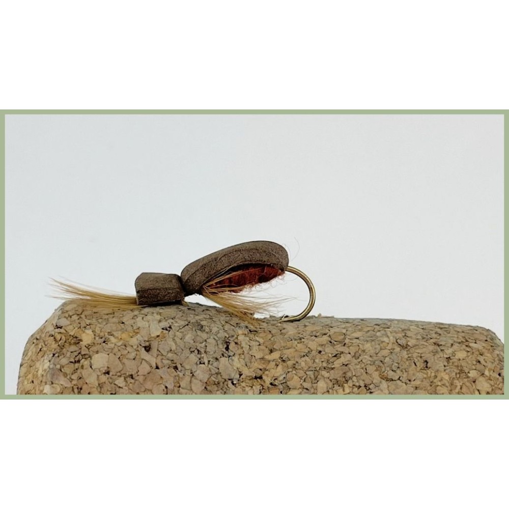 Brown Beetle fishing fly dry fly Troutflies UK