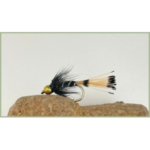 Barbless Goldhead Black Pennell