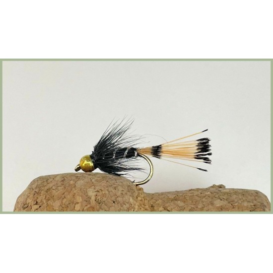 8 Gold Head Bibio Trout Flies – Mixed Pack Size 10/12, Nymphs, Trout & Grayling, Troutflies UK 2 thumbnail image