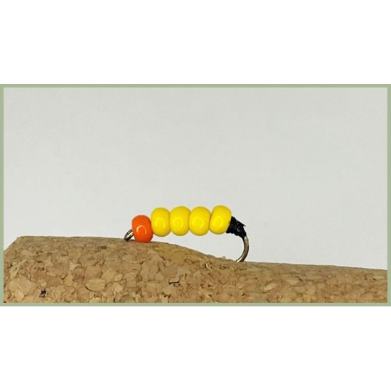 Beaded Buzzer - Yellow and Orange