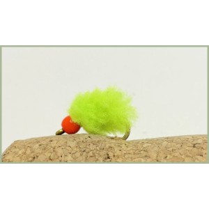 Hothead Mini Eggstacy Chartreuse (orange bead)