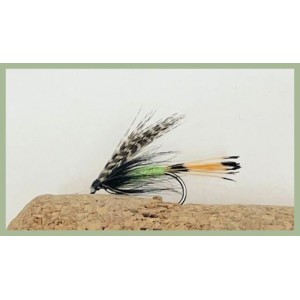 Barbless Teal and Green Wet Fly 