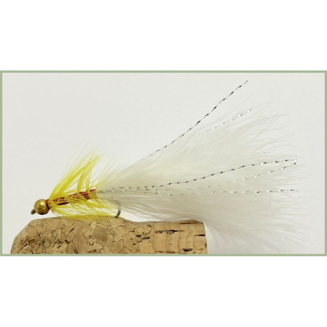 6 Pack Yellow Dancer Booby Trout Fishing Flies | World Class Flies