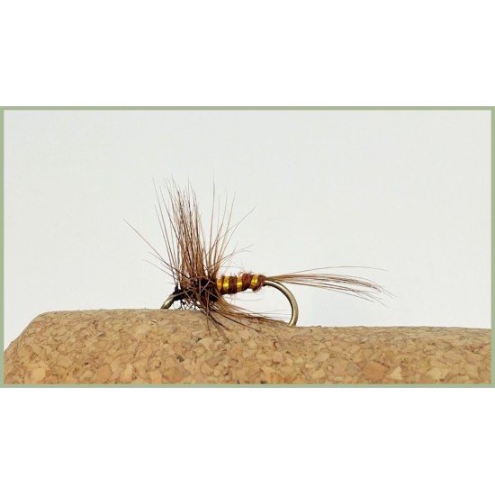12 Dry Flies - Whickhams, Brown Midge & Pheasant Tail