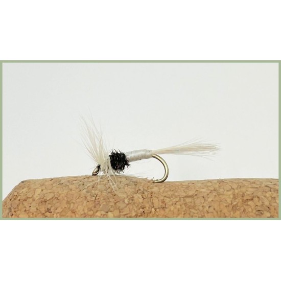 40 Small Hook Barbless Dry Flies Boxed Set