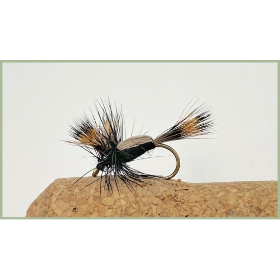 humpy trout fly, for fly fishing as you would use a wulff fly, good early  season flies