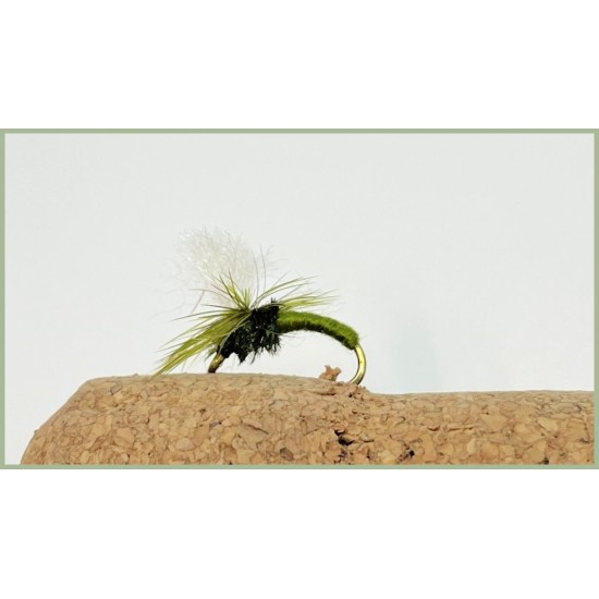 Barbless Olive Parachute