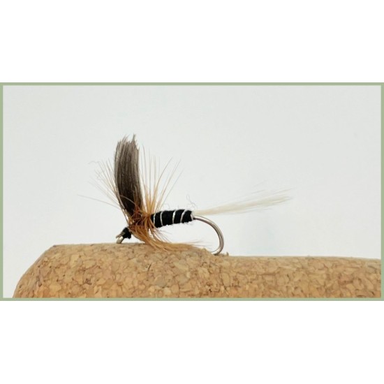black spinner dry fly summer fishing fly Troutflies UK