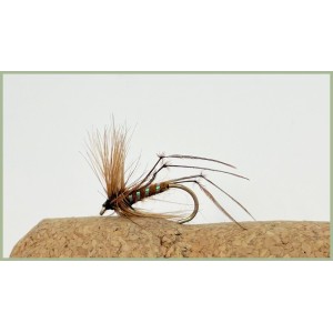 thumbnail interactive-video image 1 of Daddy Long Legs Trout Flies – 6 Pack, Size 12, Goldhead Standard 1 of 4
