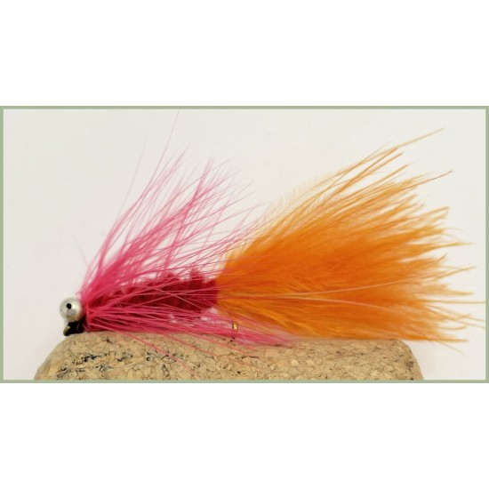 Barbless Red and Orange Humungous