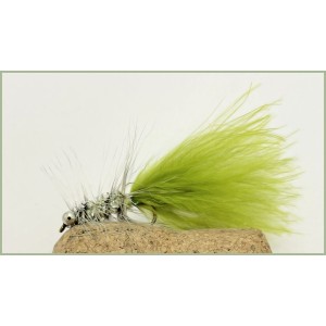 Barbless Silver and Olive Humungous