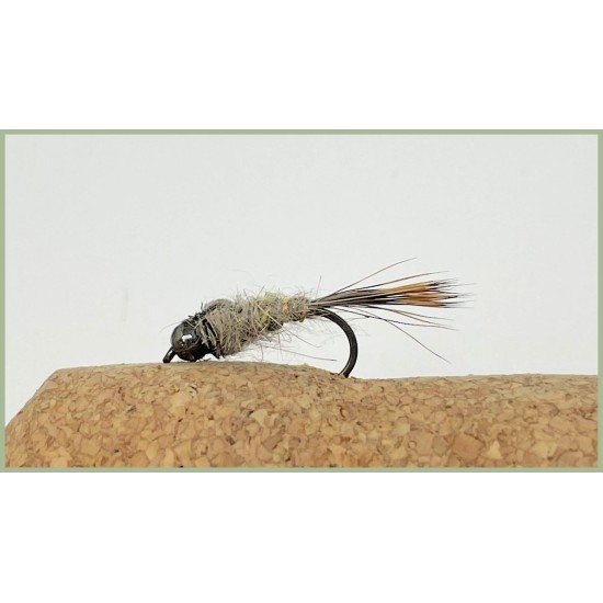 Barbless Tungsten Bead Hares Ear