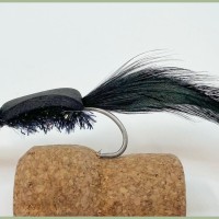 Black Gurgler pike fishing fly- Troutflies UK