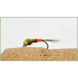 Barbless Olive Red Tag  Jig