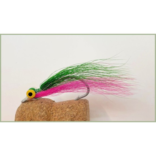 Popeye Clouser - Pink and Green