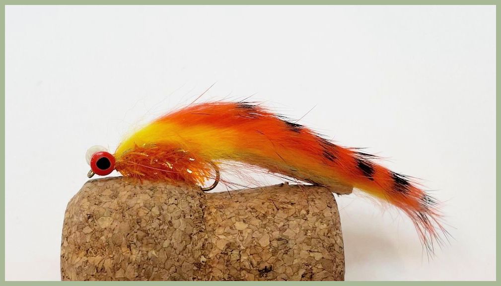 Tiger zonker trout fly, barred -Troutflies UK