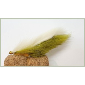 Goldhead Two Tone Olive and White Zonker