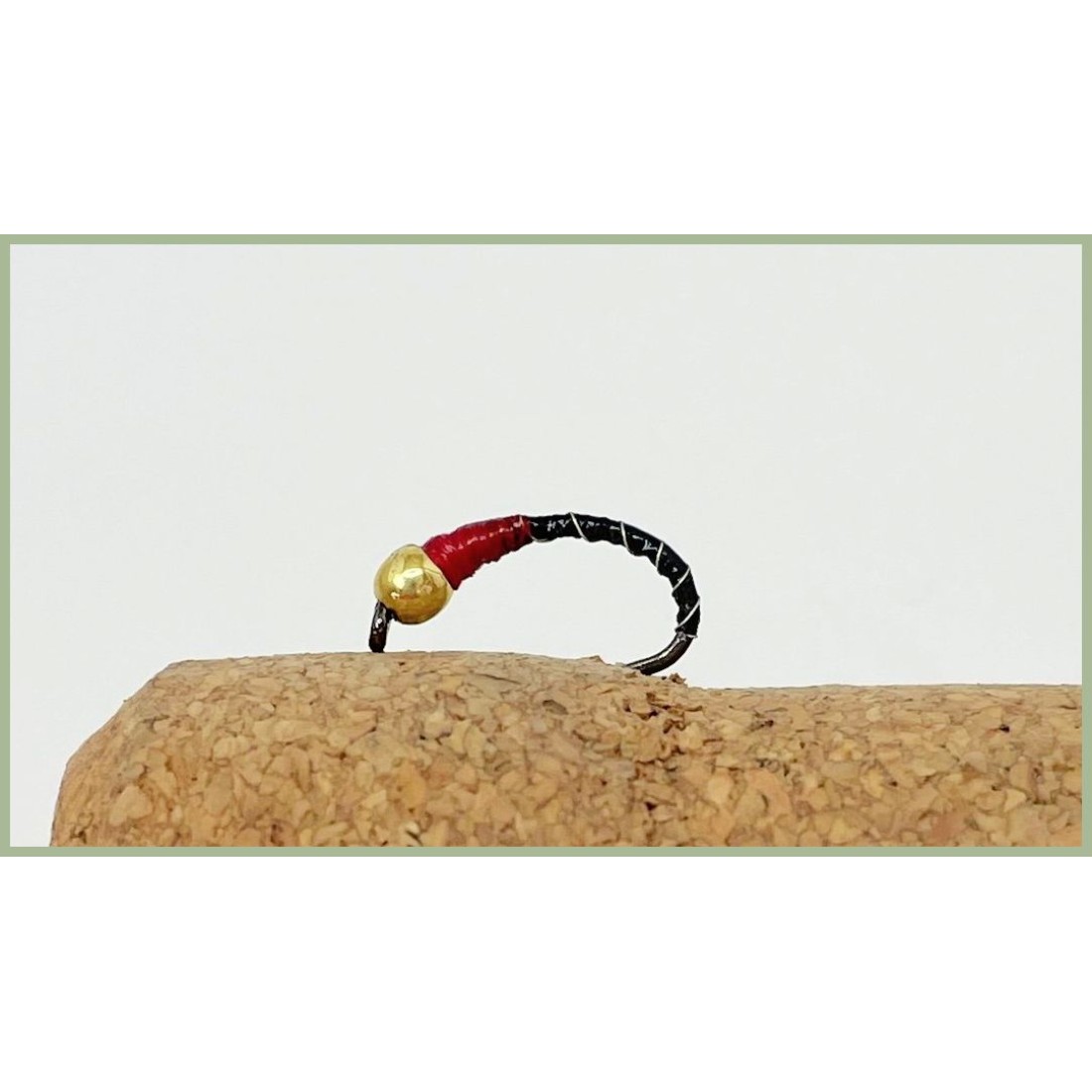 Goldhead Buzzers Trout Flies - 12 Pack Okey Dokey Buzzers Black Size 10/12