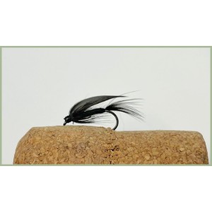 Barbless Black Gnat Wet Fly