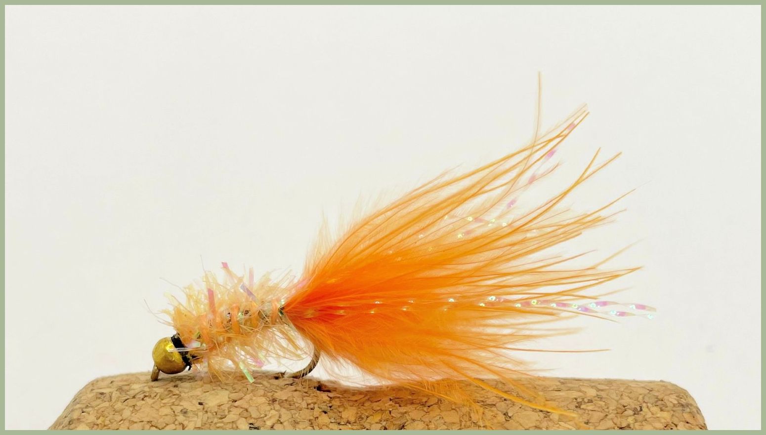 6 Mosche Finte Per Pesca Alla Trota - Arancioni Goldhead Fritz - Taglia 10 - Troutflies UK