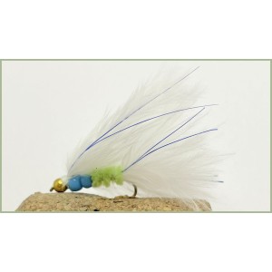 Beaded Blue Flash Cats Whiskers