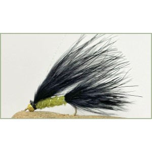 Goldhead Black and Olive Cats Whiskers