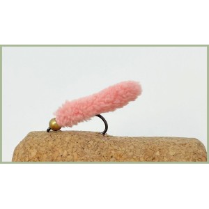 Barbless Pink Mop Fly
