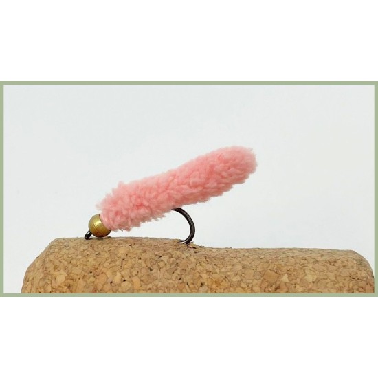 Barbless Pink Mop Fly