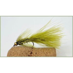 Barbless Olive Woolly Bugger 